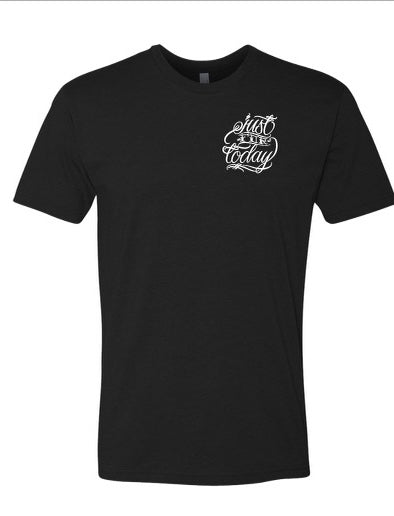 Just for Today black t- shirt
