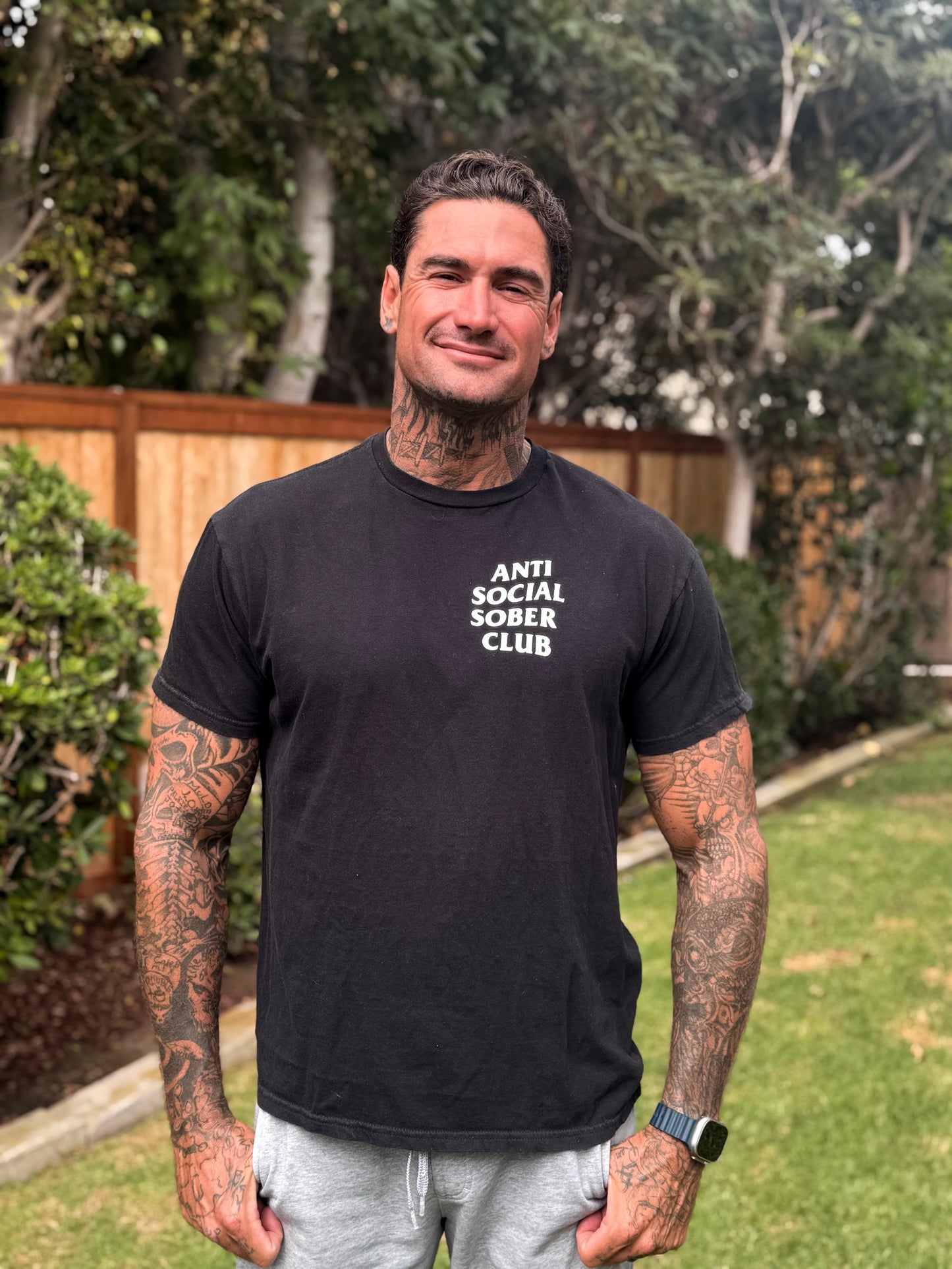 Anti- Social Sober Club (wavy) T-shirt