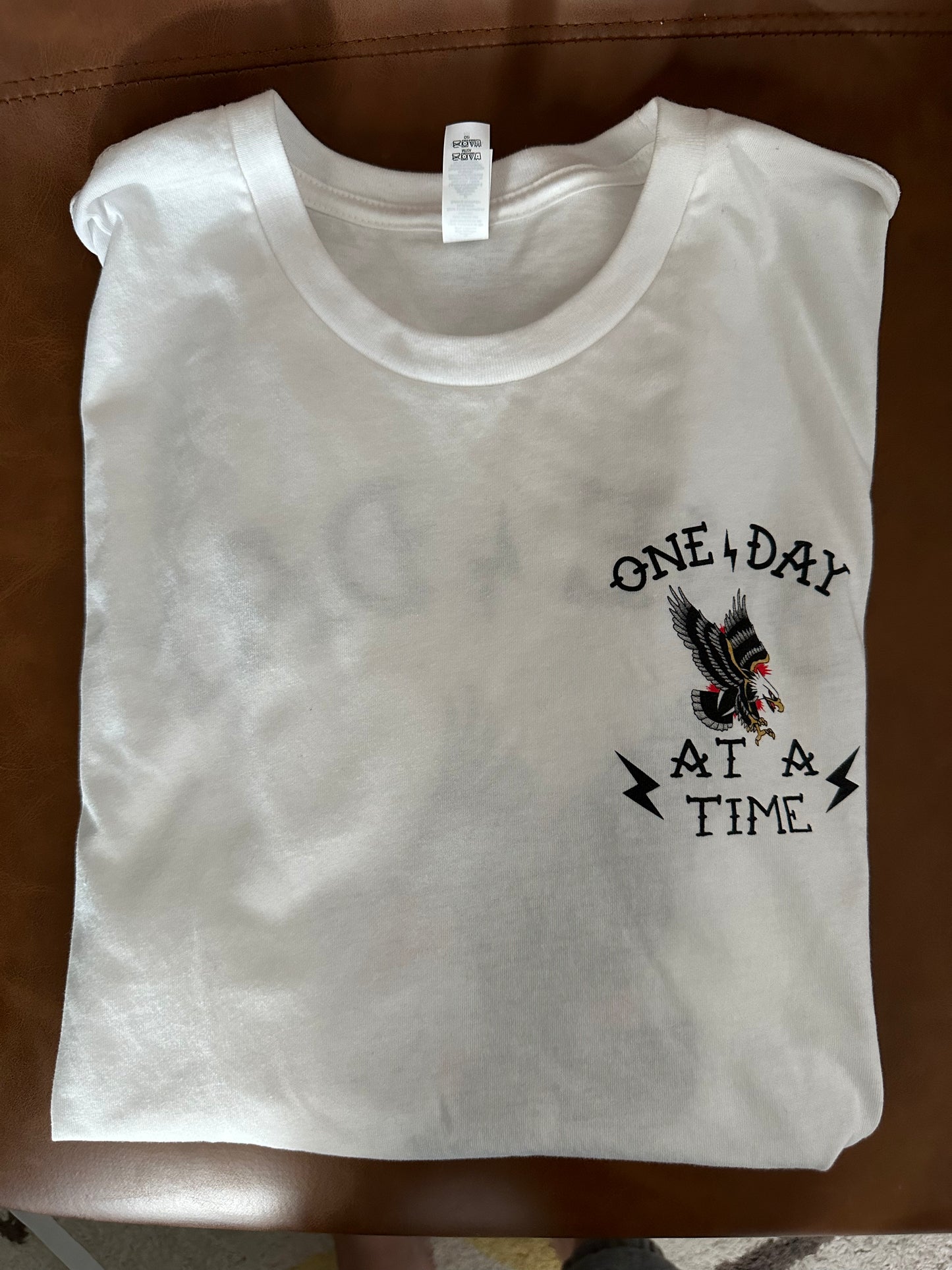 Eagle/ One day - white t-shirt