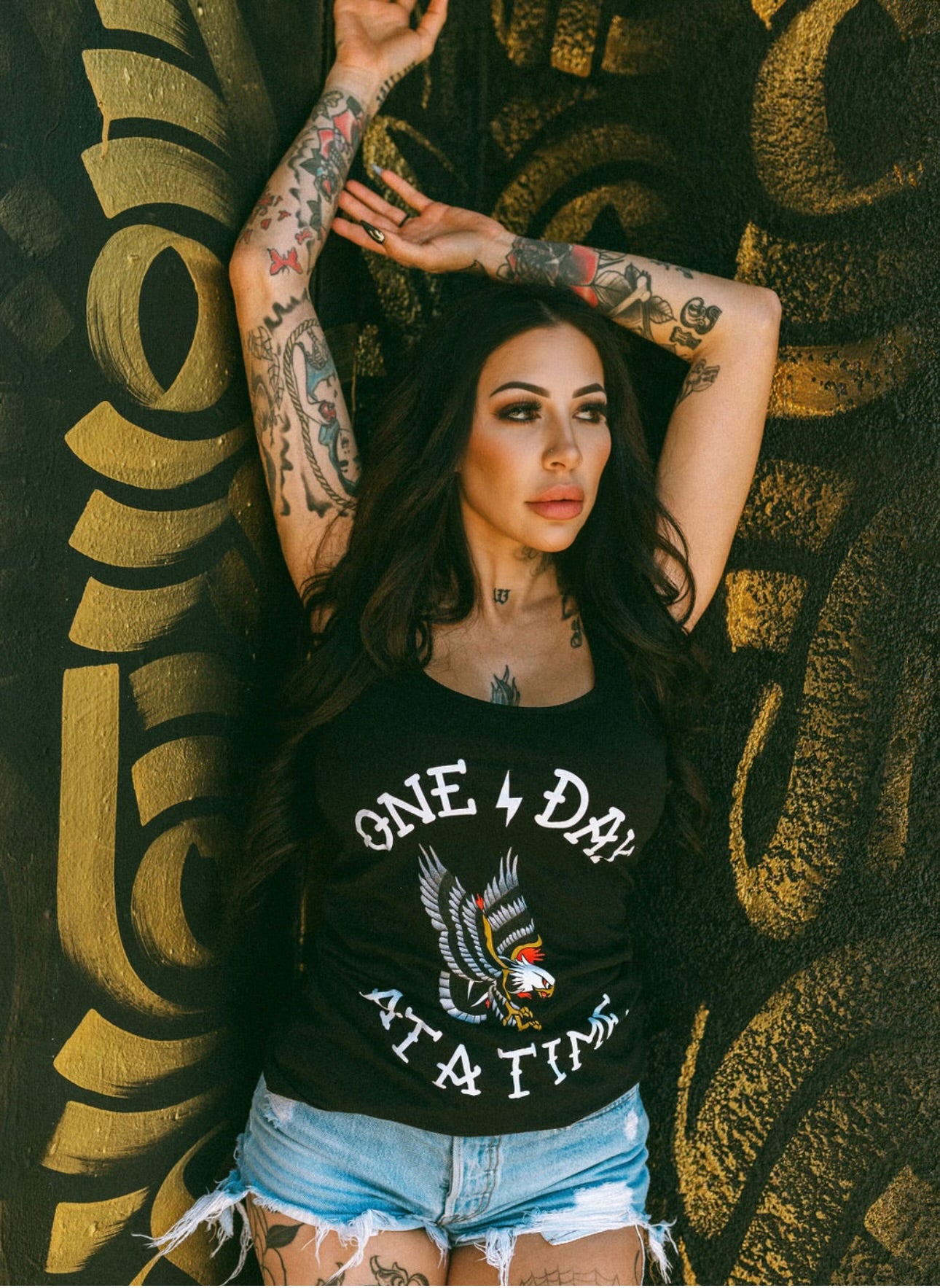 Eagle/ one day womens tank top