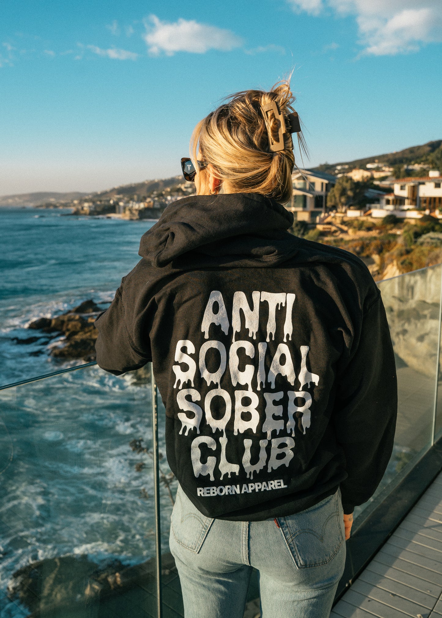 Melted Anti Social Sober Club Hoodie