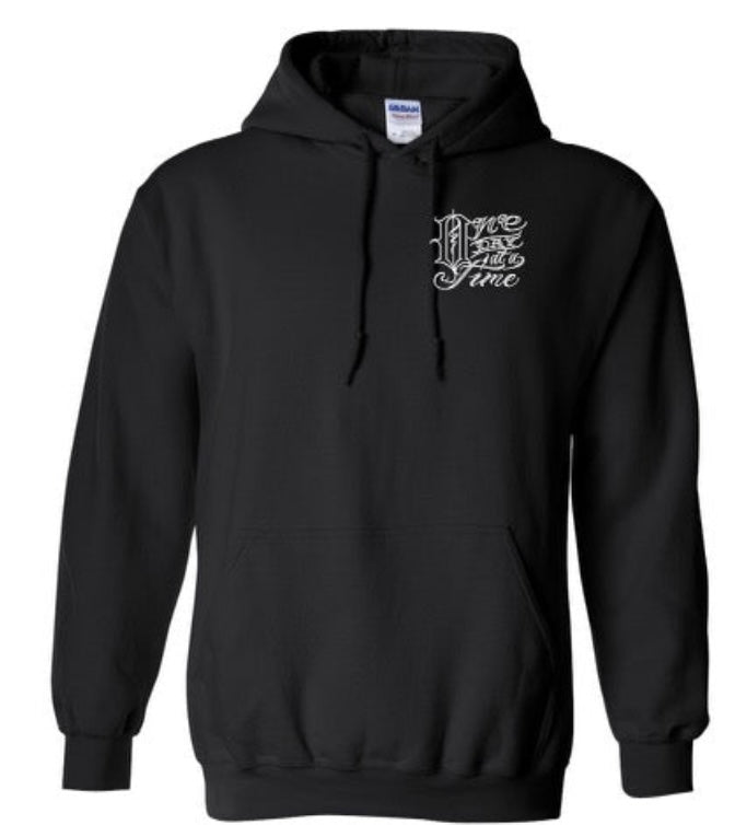 One day/ script hoodie