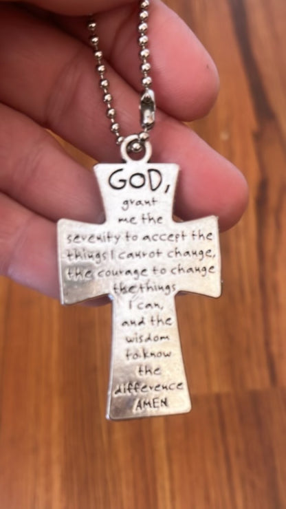 Serenity Cross key Chain