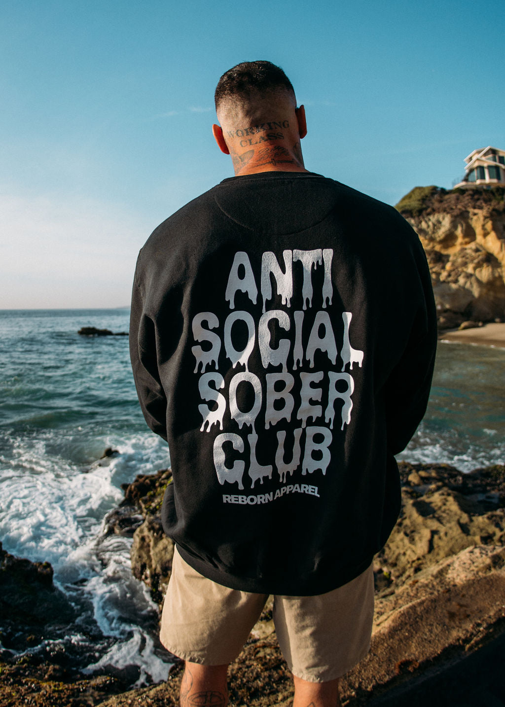 Melted Anti Social Sober Club Crewneck