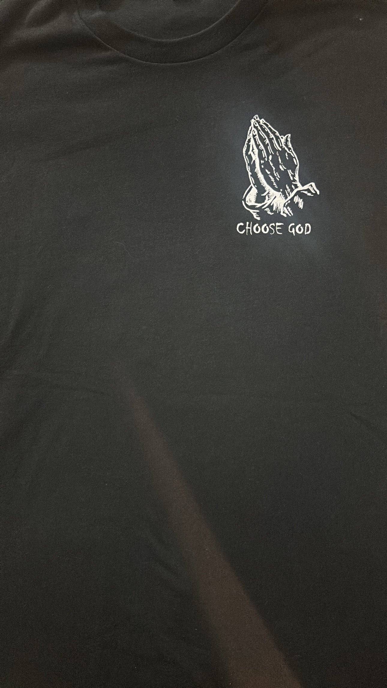 Choose God black t shirt