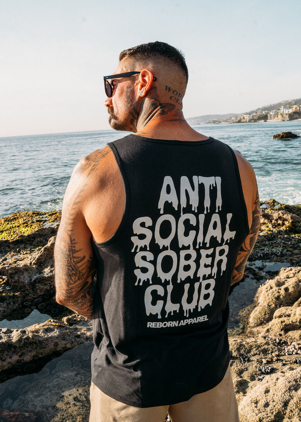 Melted Anti Social Sober Club Tank Top