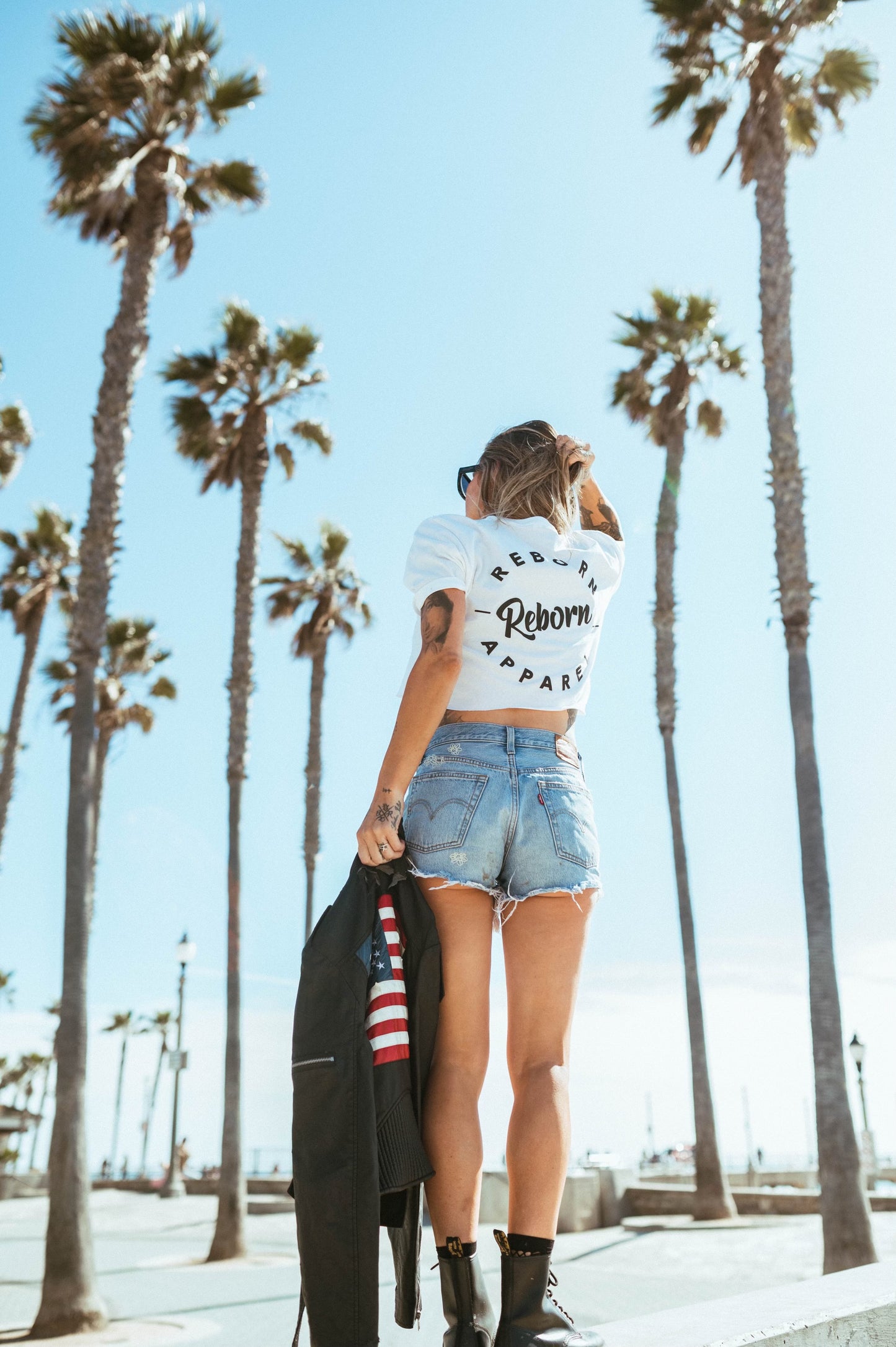 Reborn Apparel white T-shirt