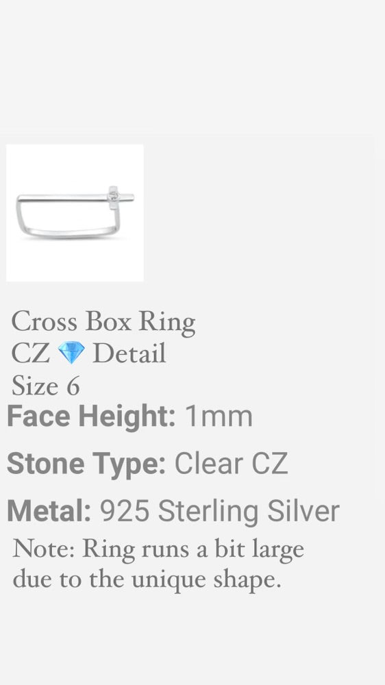 Cross box ring