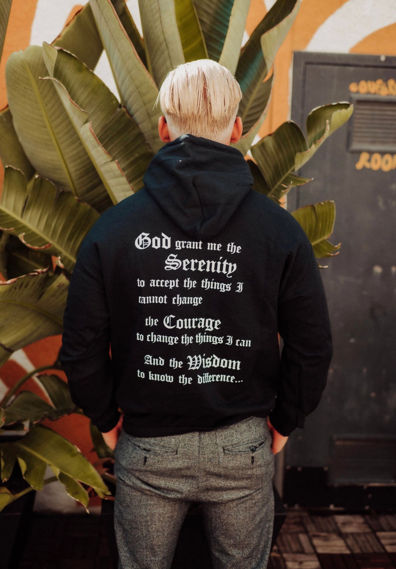 Serenity/ Sober Hoodie -