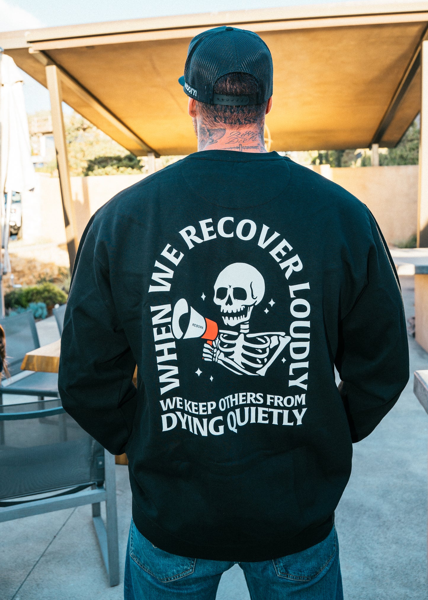 When We Recover Loudly Crewneck