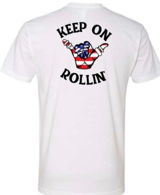 Keep on Rollin’ Adult T-shirt-