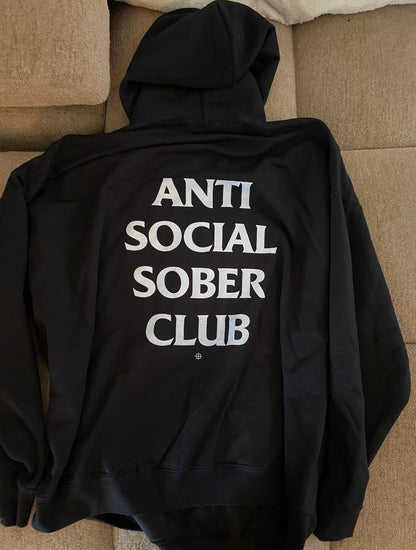 Anti Social Sober Club Hoodie